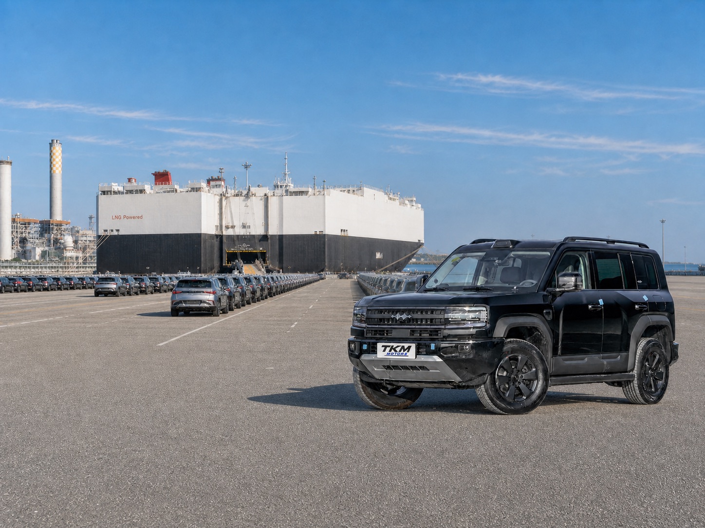 Vehicles and a vehicle carrier used as an illustrative trade image.