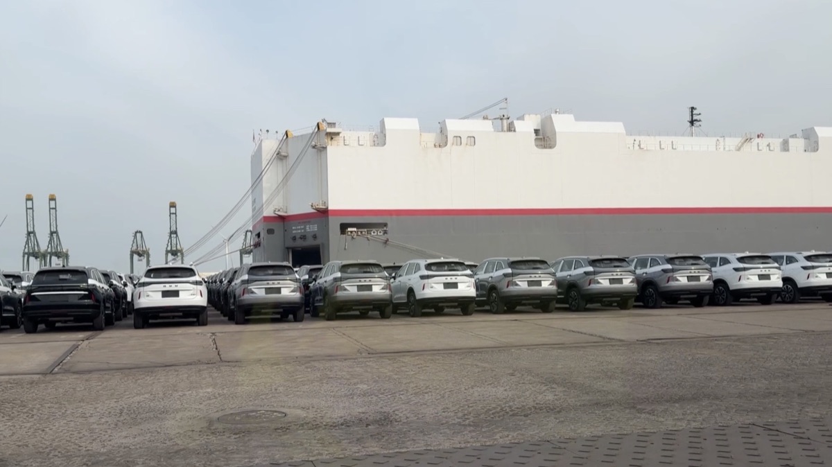 TKM Motors' 50-vehicle Great Wall batch at Tianjin Port